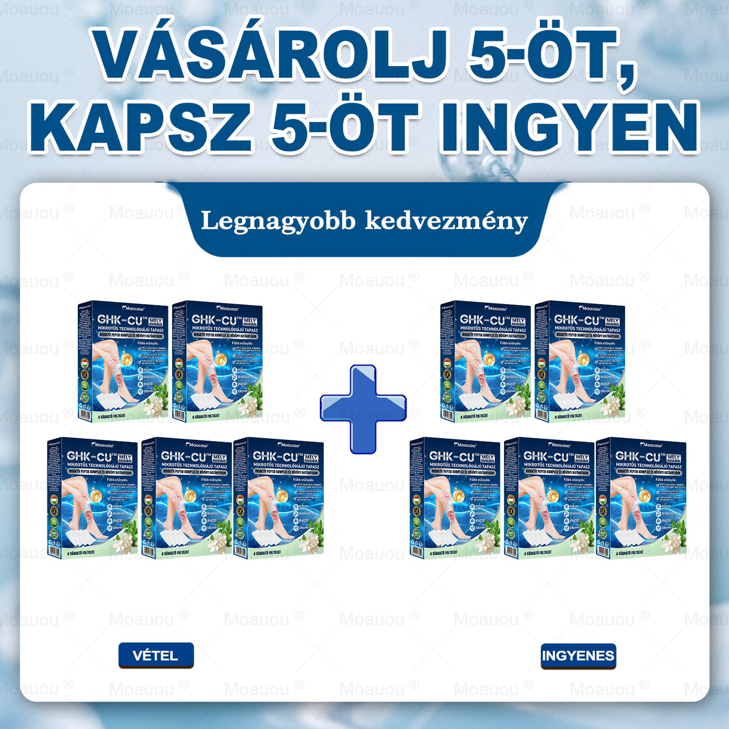 đđșđšââïžâ
MoauouÂź GHK-Cuâą MikrotƱs RegenerĂĄlĂł Tapasz â âĄkevesebb duzzanat, könnyebb lĂĄbak, kevĂ©sbĂ© lĂĄthatĂł erek mĂĄr 7â14 nap alatt