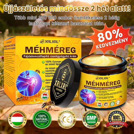 🧑‍⚕️𝐗𝐑𝐋𝐗𝐑𝐋® Botulinum Toxin és Méhméreg Fájdalomcsillapító Csontgyógyító Krém 🎉🏆(Speziell für ältere Erwachsene & von der EFORT empfohlen)